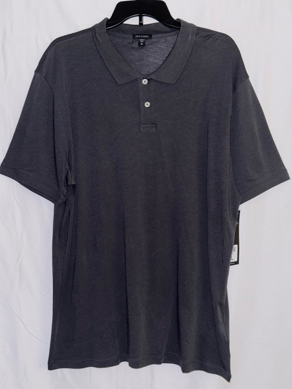 NWT Skechers Men's Charcoal Short Sleeve Polo Size XL